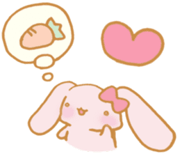 Lovely Pink Rabbit sticker #2129789