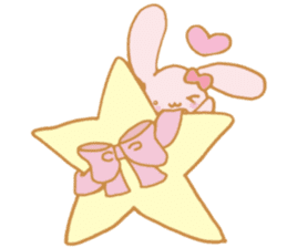 Lovely Pink Rabbit sticker #2129798