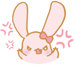 Lovely Pink Rabbit sticker #2129806