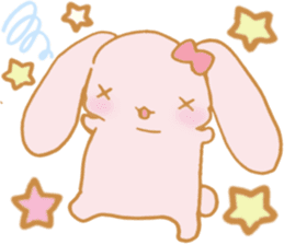 Lovely Pink Rabbit sticker #2129807