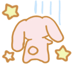 Lovely Pink Rabbit sticker #2129808