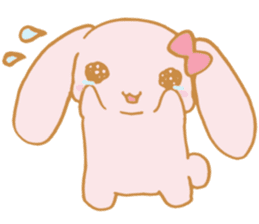 Lovely Pink Rabbit sticker #2129809