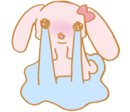 Lovely Pink Rabbit sticker #2129810