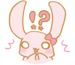 Lovely Pink Rabbit sticker #2129812