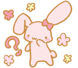 Lovely Pink Rabbit sticker #2129813