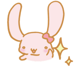 Lovely Pink Rabbit sticker #2129814