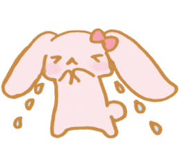 Lovely Pink Rabbit sticker #2129819