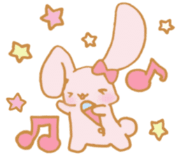 Lovely Pink Rabbit sticker #2129820