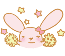 Lovely Pink Rabbit sticker #2129821