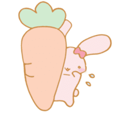 Lovely Pink Rabbit sticker #2129827