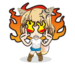 A fox "Konchan" sticker #2129996