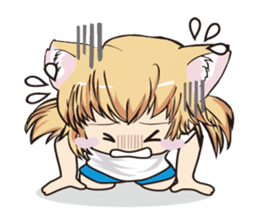 A fox "Konchan" sticker #2130018