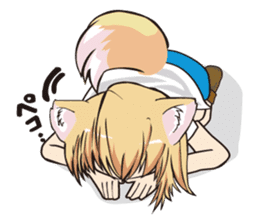 A fox "Konchan" sticker #2130019