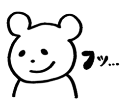 little cheeky bear sticker #2130084