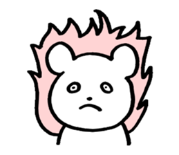 little cheeky bear sticker #2130096