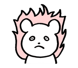 little cheeky bear sticker #2130096