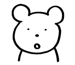 little cheeky bear sticker #2130097