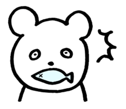 little cheeky bear sticker #2130099