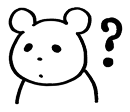 little cheeky bear sticker #2130100