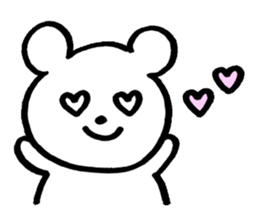 little cheeky bear sticker #2130107