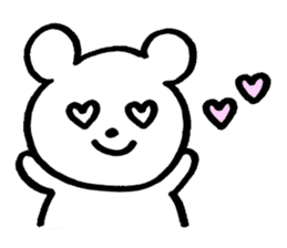 little cheeky bear sticker #2130107