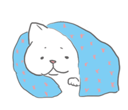 White Cat Lilly sticker #2130454