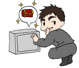 "Eri & Yu"s detective section sticker #2131420