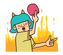 Various characters Pack For Pingpong fan sticker #2131928