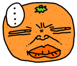 Funny orange and grape sticker #2132024