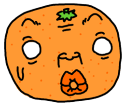 Funny orange and grape sticker #2132025