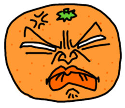 Funny orange and grape sticker #2132027