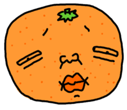 Funny orange and grape sticker #2132030