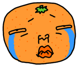 Funny orange and grape sticker #2132031