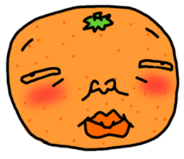 Funny orange and grape sticker #2132032