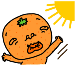 Funny orange and grape sticker #2132036