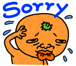 Funny orange and grape sticker #2132040