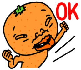 Funny orange and grape sticker #2132041