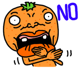 Funny orange and grape sticker #2132042