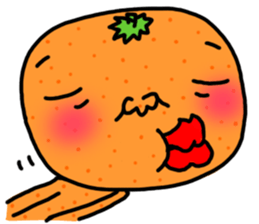 Funny orange and grape sticker #2132044