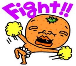 Funny orange and grape sticker #2132048