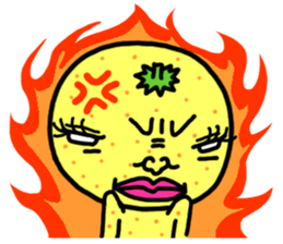 Funny orange and grape sticker #2132050