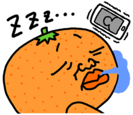 Funny orange and grape sticker #2132058