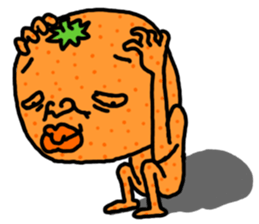 Funny orange and grape sticker #2132059