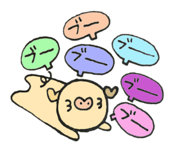 a lovely  pig. sticker #2132076