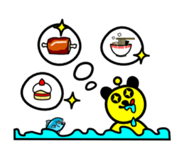 hungryyyyyyyy(yellow pan) sticker #2132369