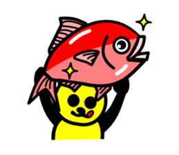 hungryyyyyyyy(yellow pan) sticker #2132374