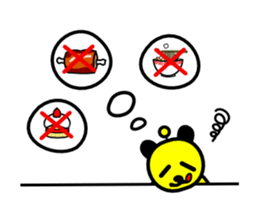 hungryyyyyyyy(yellow pan) sticker #2132375