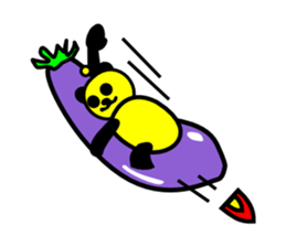 hungryyyyyyyy(yellow pan) sticker #2132377