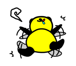 hungryyyyyyyy(yellow pan) sticker #2132380