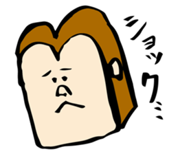 Japanese bad boys of funny hairstyle sticker #2132627